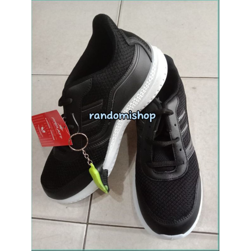 Sepatu Sekolah Unisex Sepatu Sekolah Pro Att Mr 851 hitam putih (baca deskripsi)