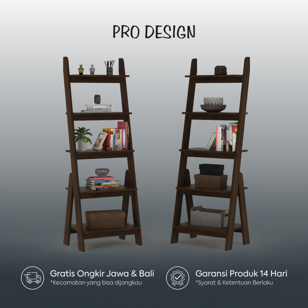 Pro Design Lambda LDASU 65 Rak Buku / Rak Serbaguna / Rak Display / Lemari Pajangan
