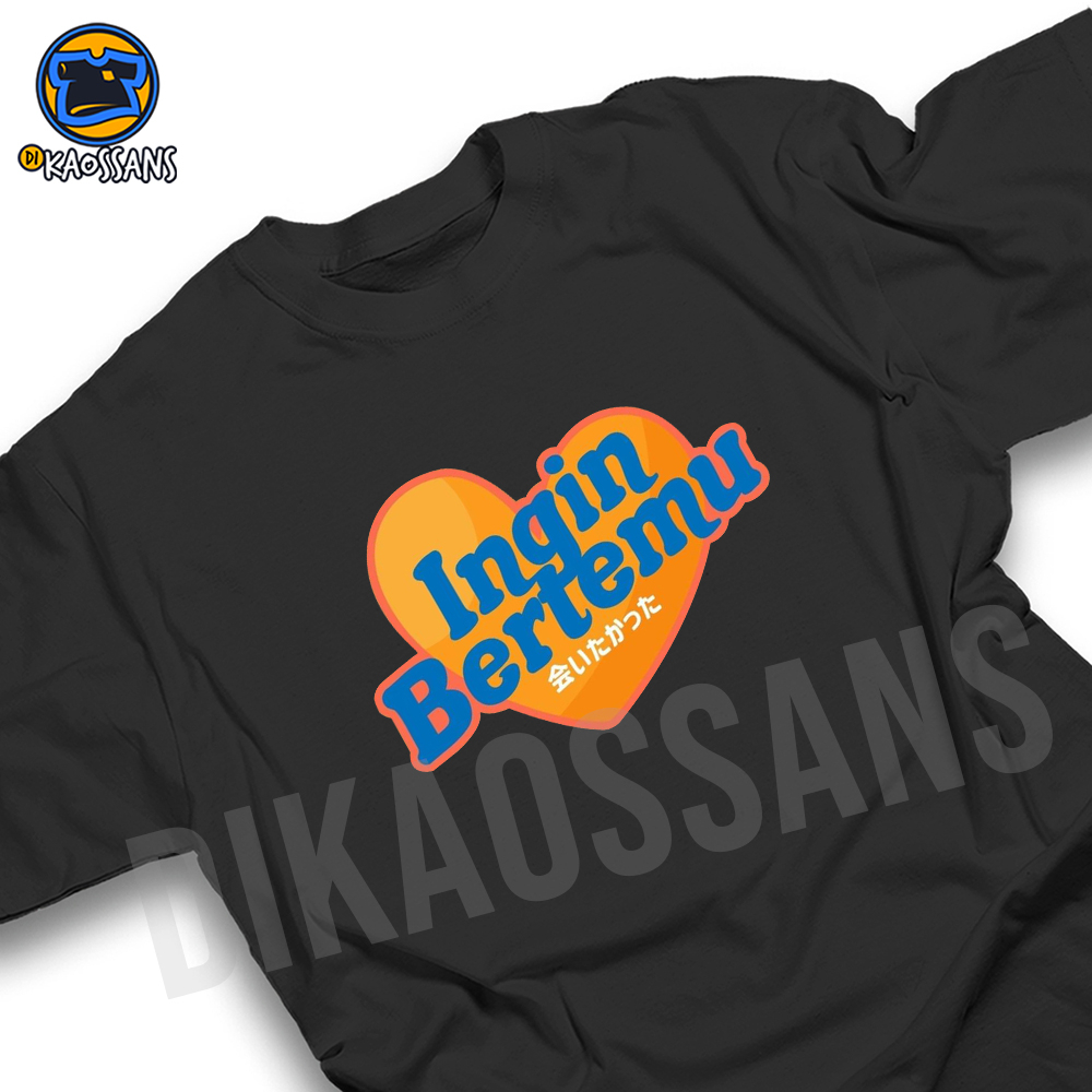 Kaos INGIN BERTEMU JKT48  Tshirt baju distro cotton combed 30s UNISEX SETLIST JKT48 ACADEMY FANS JKT