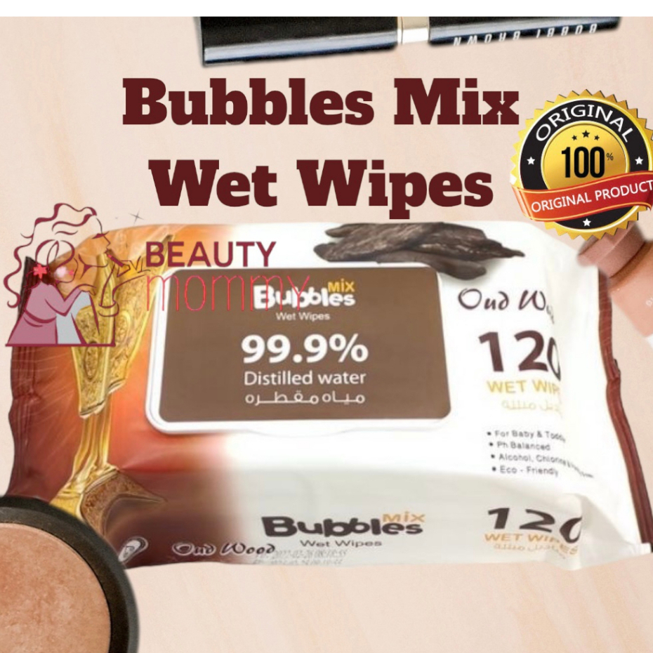 TISSUE BASAH BUBBLES MIX/Tisu Basah Wet Wipes Oiginal Import BABY WIPES tisu basah bubble mix