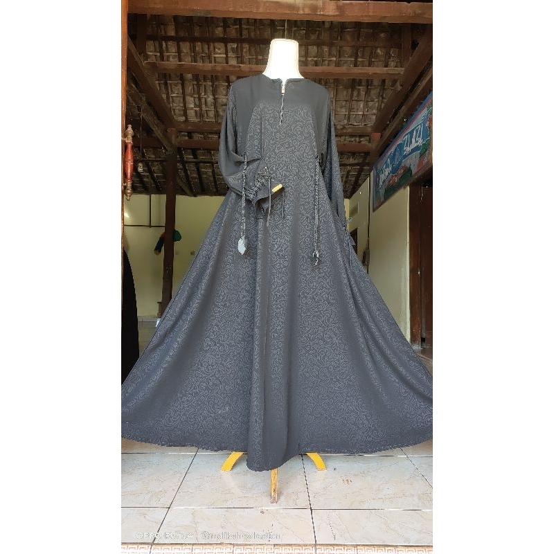 Gamis jetblack embos
