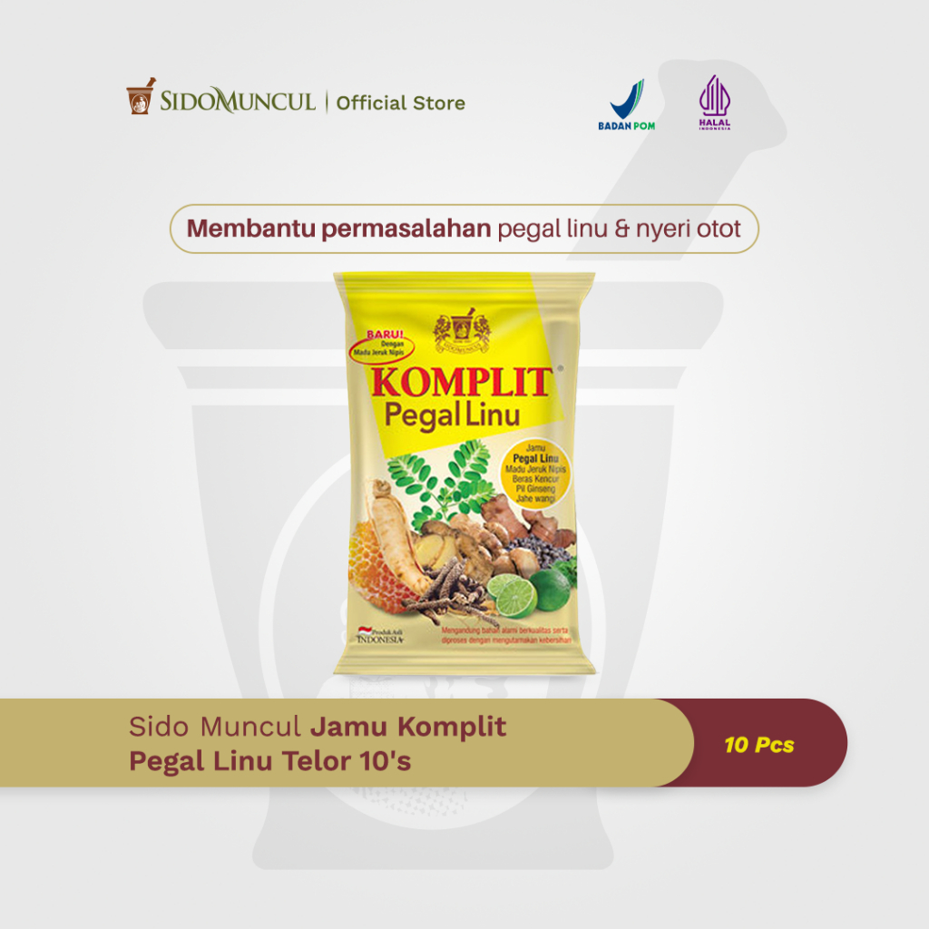 Sido Muncul Jamu Komplit Pegal Linu Telor 10's