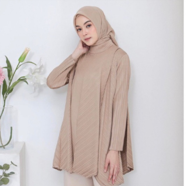 PRELOVED KATIA BLOUSE FIXPOSE - CHOCO