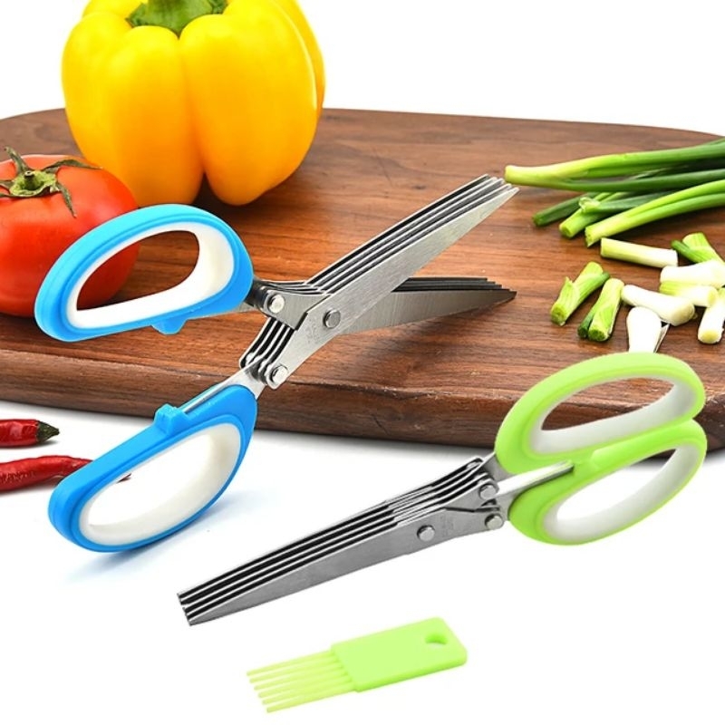 

gunting 5 lapis stainless gunting dapur 5 layer