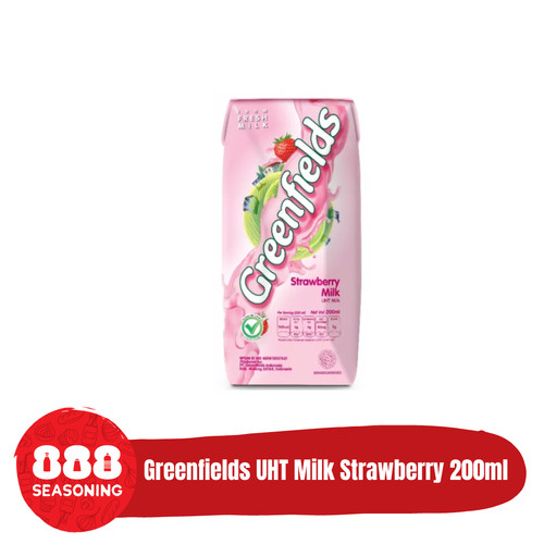 

Greenfields Susu UHT Strawberry Milk 200 ml