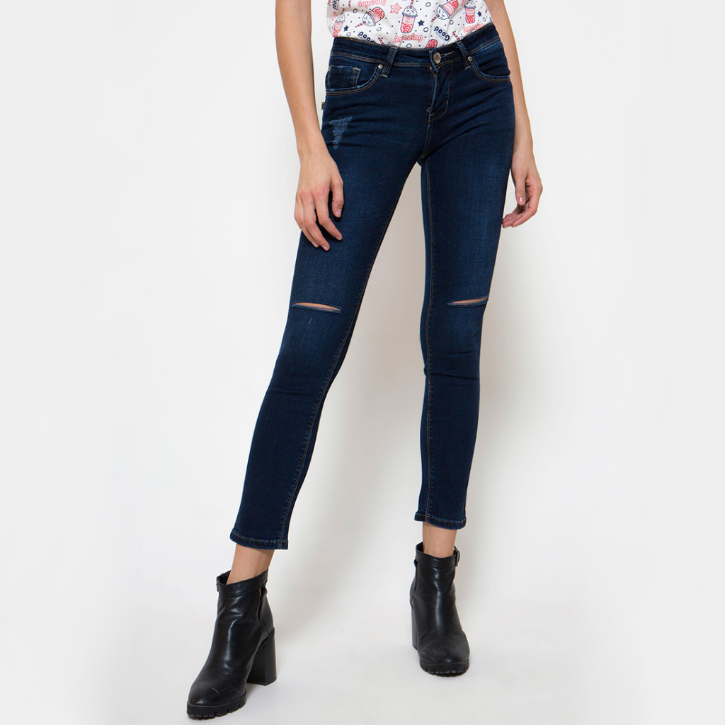 C2 Treasa Navy Jeans Skinny Wanita