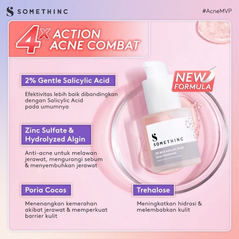 SOMETHINC 2% BHA Salicylic Acid Acne Treatment - Serum Usir Jerawat Mendem