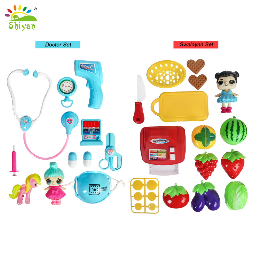 MO 07 MAINAN  DOKTER SET (KTG) / MAINAN DOKTER SET KUDA PONI / mainan masak masakan murah