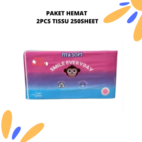 PAKET MURAH 2PCS TISSU 250 SHEET