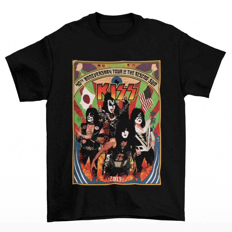 Kaos Band Pria Tomoinc Kiss - Japan Tour