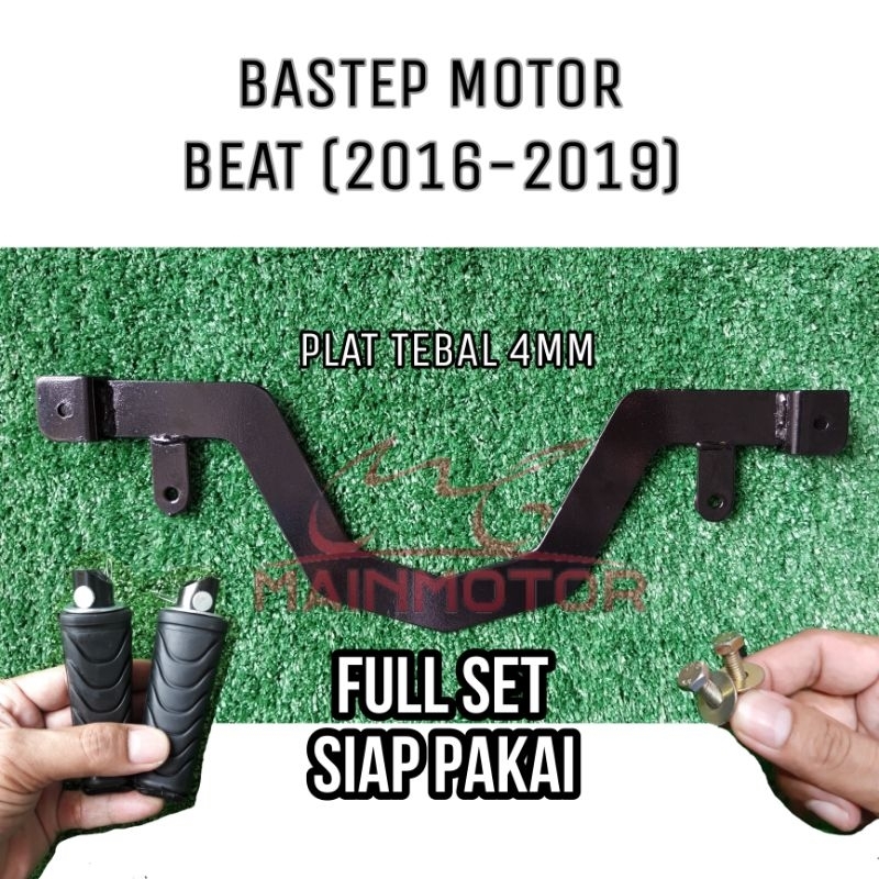 BASTEP DEPAN MODEL PLAT BEAT FI 2016-2019 FOOTSTEP PIJAKAN KAKI FULLSET