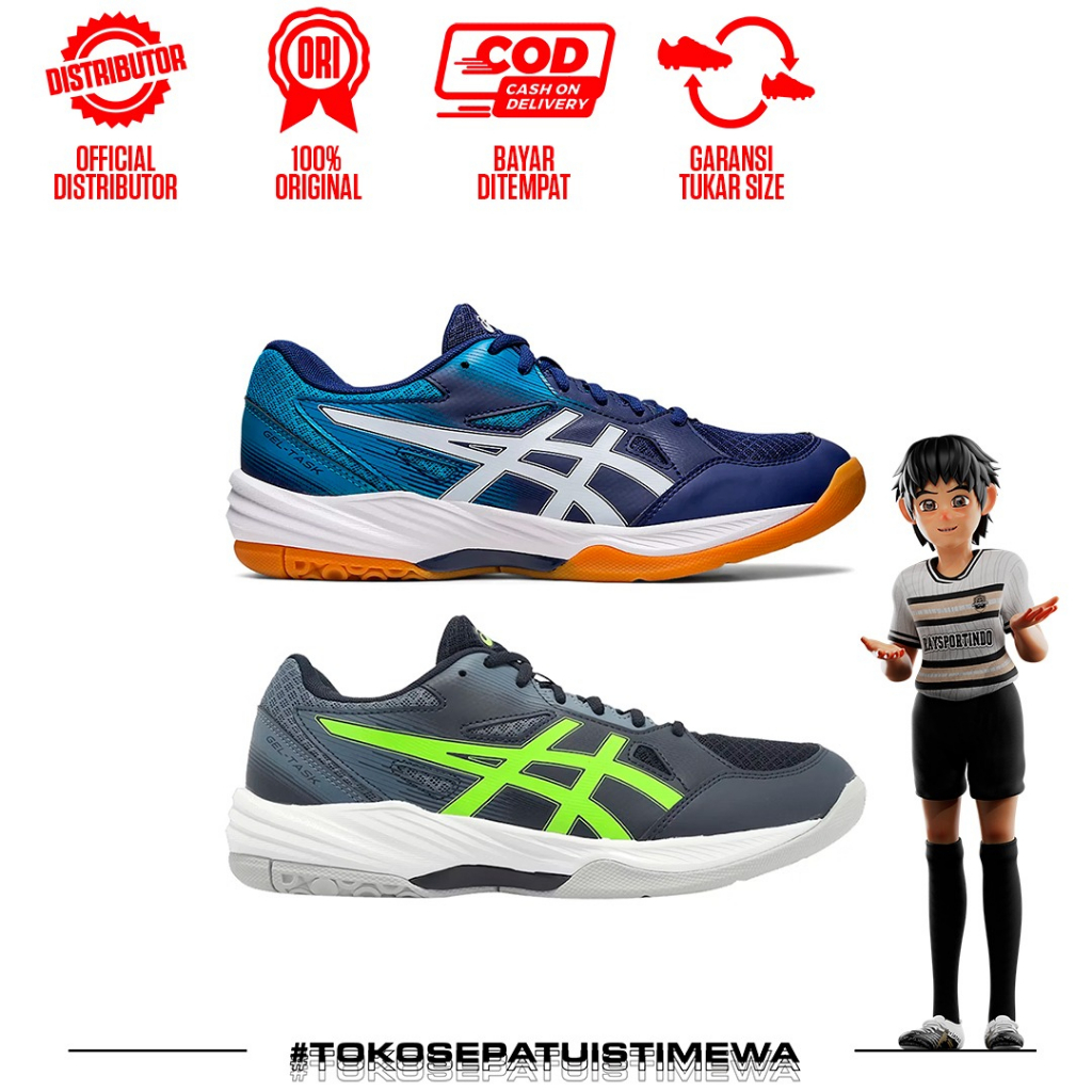 SEPATU VOLI ASICS GEL TASK 3 - 2 WARNA
