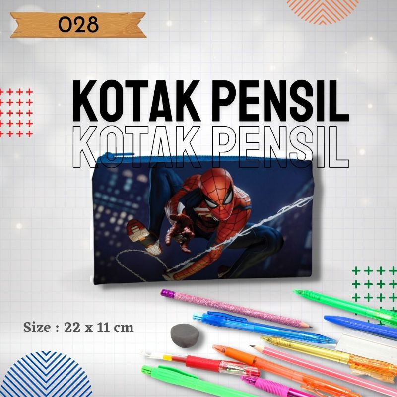 

Tempat Pensil, Kotak Pensil 028 gambar Spiderman Serbaguna Murah Dan Kualitas Terjamin.