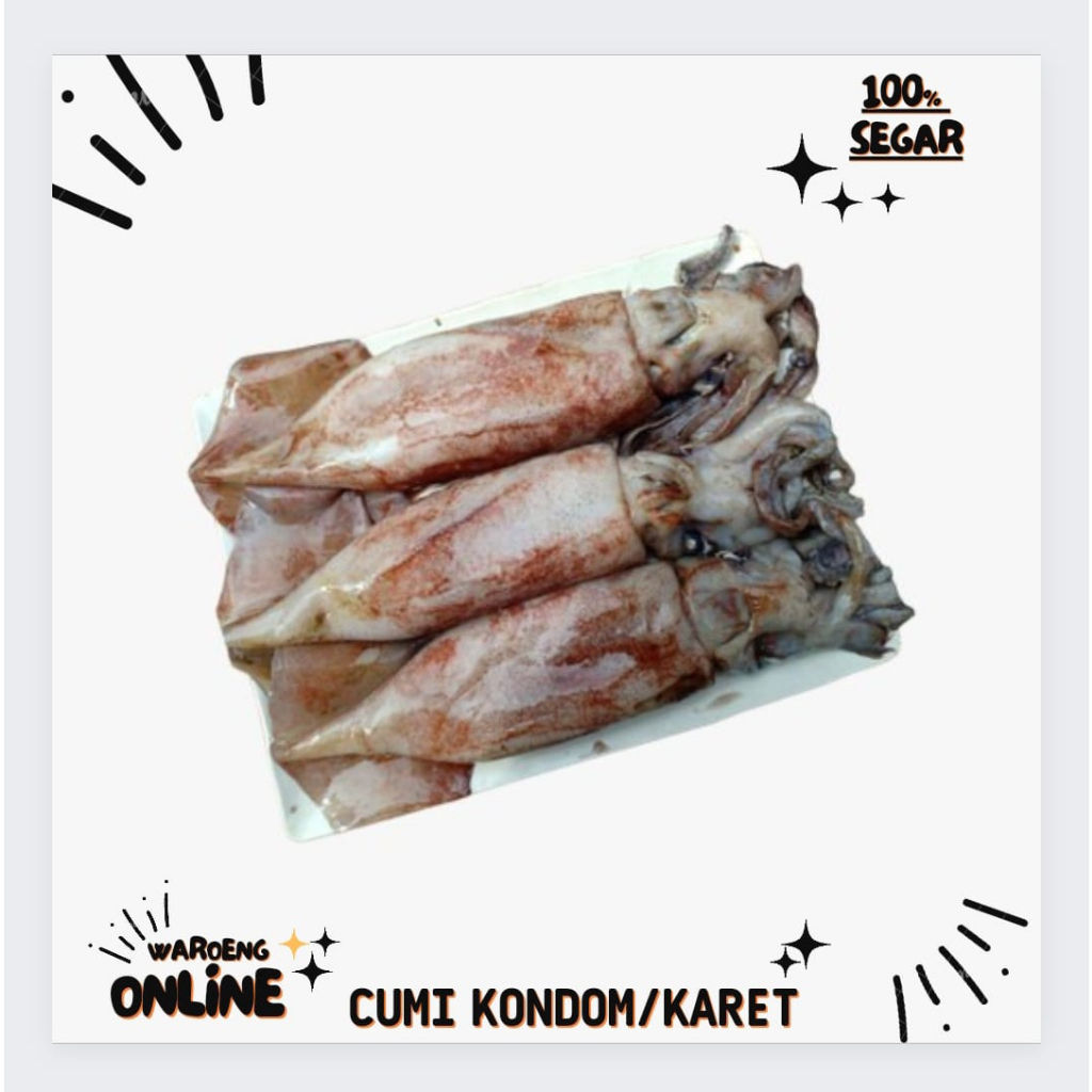 

Cumi Kondom Segar 500gr