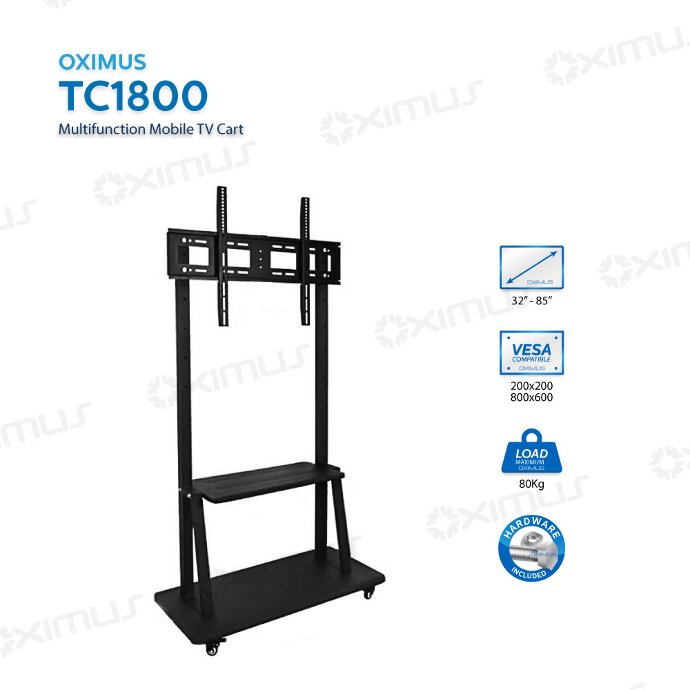 Bracket Standing Roda LED TV Rotate 32&quot; - 85&quot; OXIMUS TC1800