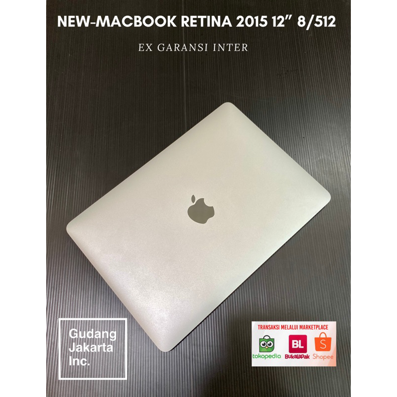 New-MacBook retina 12 inch early 2015 8/512 gold fullset