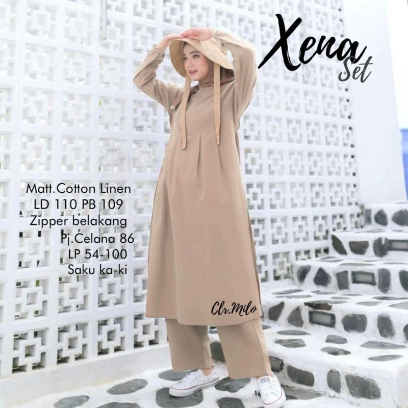 (BISA COD) XENA SET BAJU WANITA TERBARU