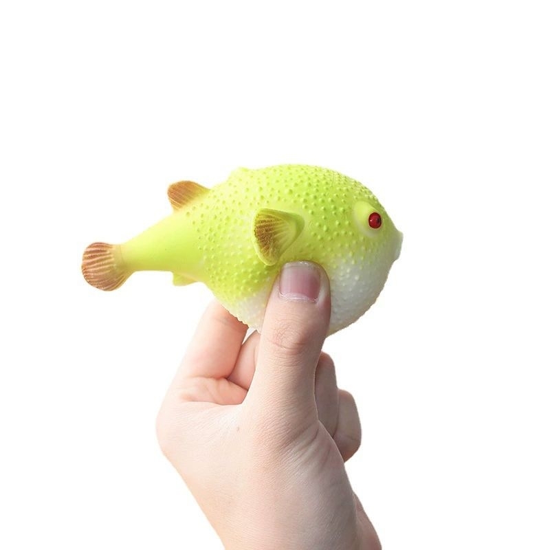 Squishy Antistress Bentuk Ikan Buntal Squishy Pencet Squishi Antistress Hilangkan Beban Squishy Terbaru