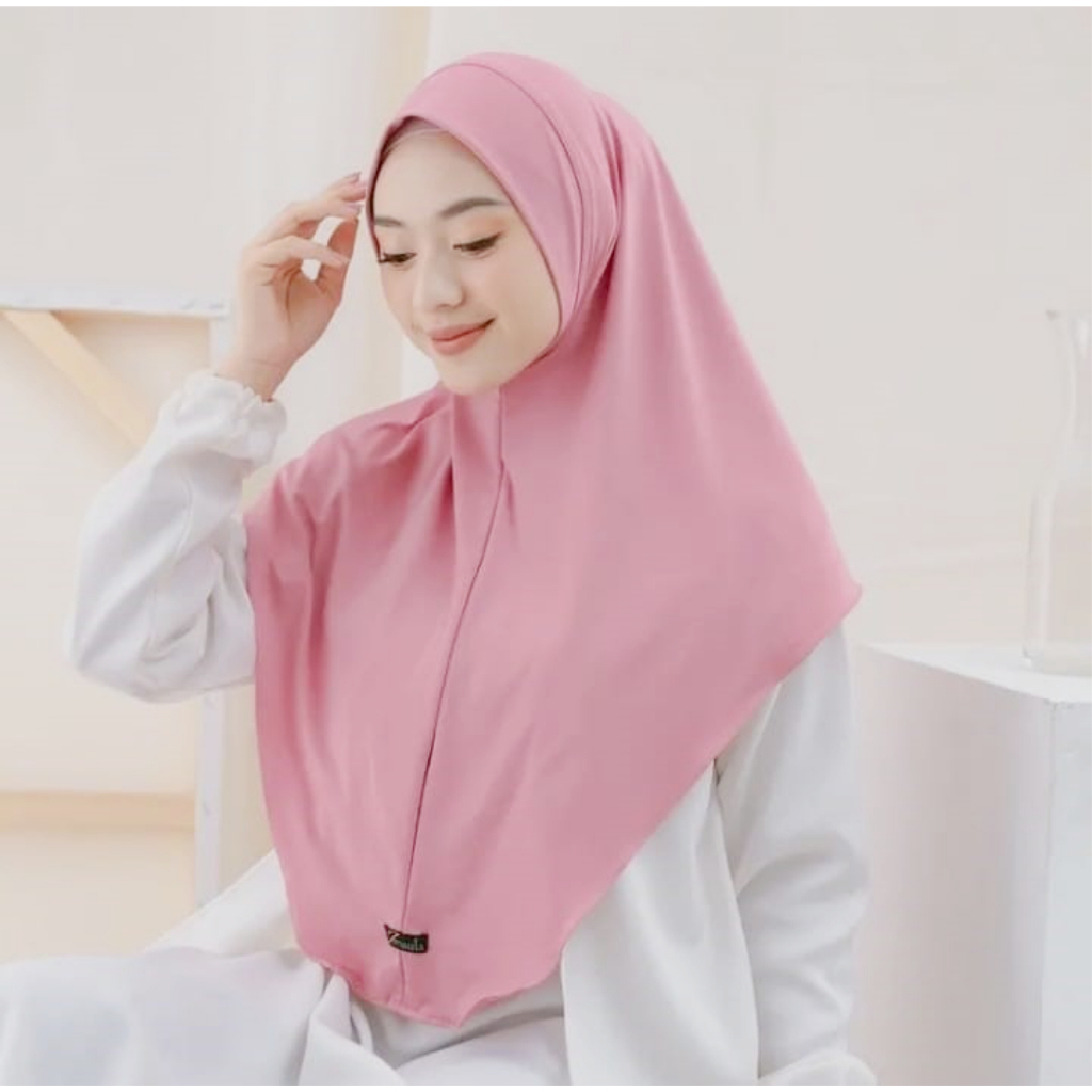 JILBAB INTSAN MALAY JERSEY PREMIUM BERGO HAMIDAH NON PET