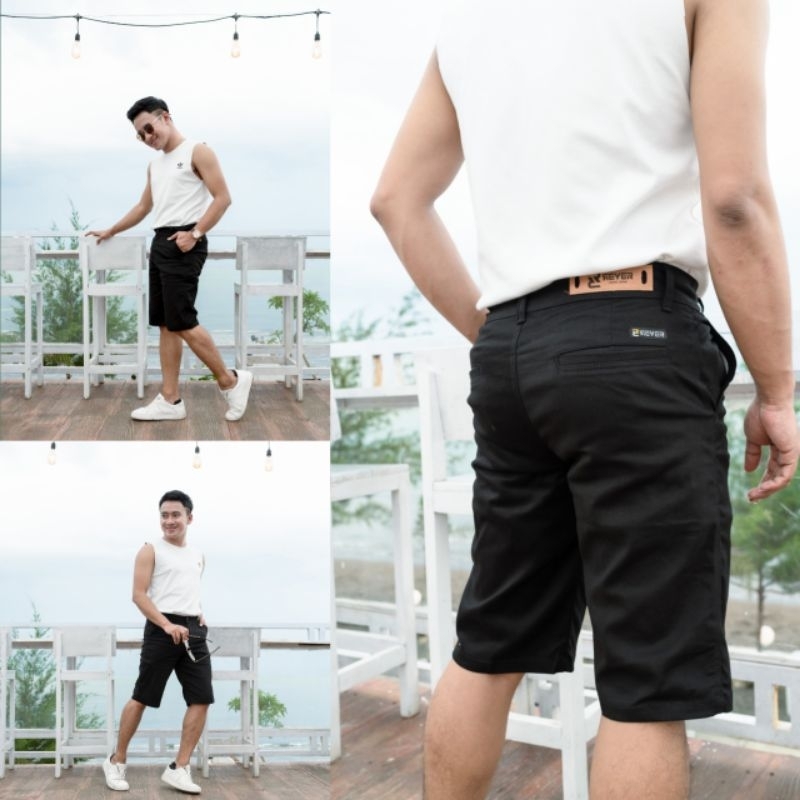 CELANA CHINO PENDEK Bahan Diamond Stretch Jumbo Surfing Terlaris