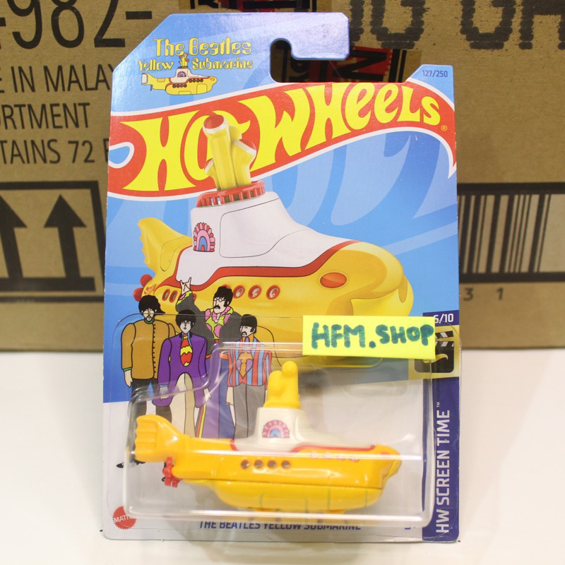 HotWheels THE BEATLES YELLOW SUBMARINE