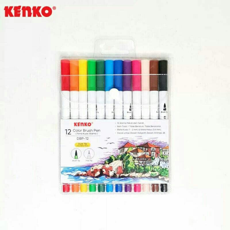 

Brush Pen Kenko DBP-12 Warna