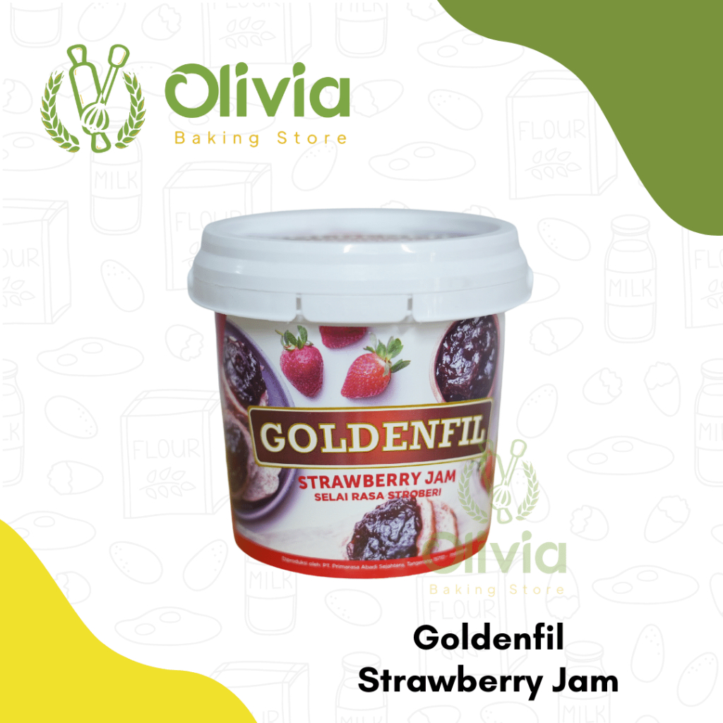 

Selai Stroberi/Strawberry jam Goldenfil 1 Kg