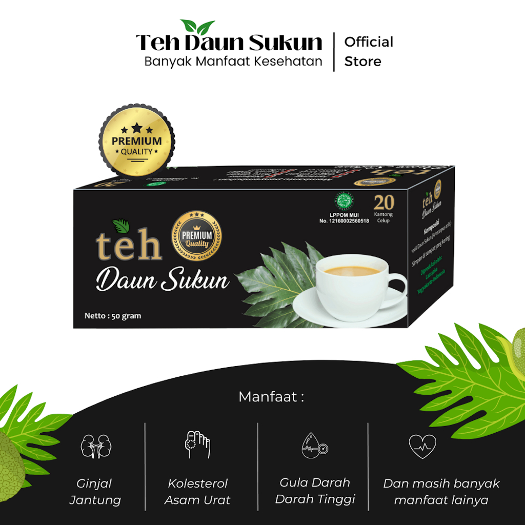 

Teh Daun Sukun Laasyaka
