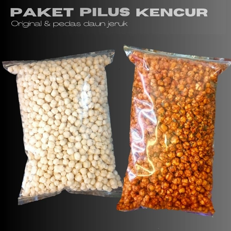 

Pilus tiktak kencur pedas 500gr mix original 500gr renyah asin gurih