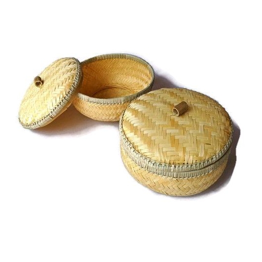 Besek box hampers anyaman bambu / ceting wakul hampers serbaguna