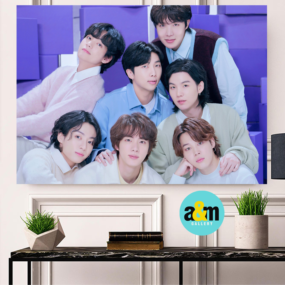 Poster Kayu BTS Anniversary 10th Festa 2023 I Hiasan Dinding Dekorasi Kamar I Poster Kayu K-POP Dekorasi Kamar - A&amp;M