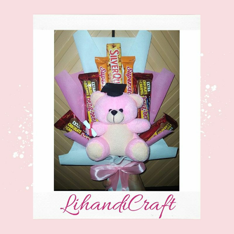 Bucket Snack Wisuda dan Boneka Murah Lucu FREE PACKING