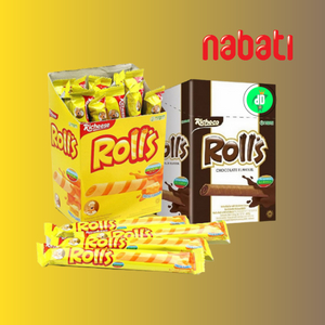 

Nabati Rolls Cokelat/Keju 1 Box 20 PCS dD Store