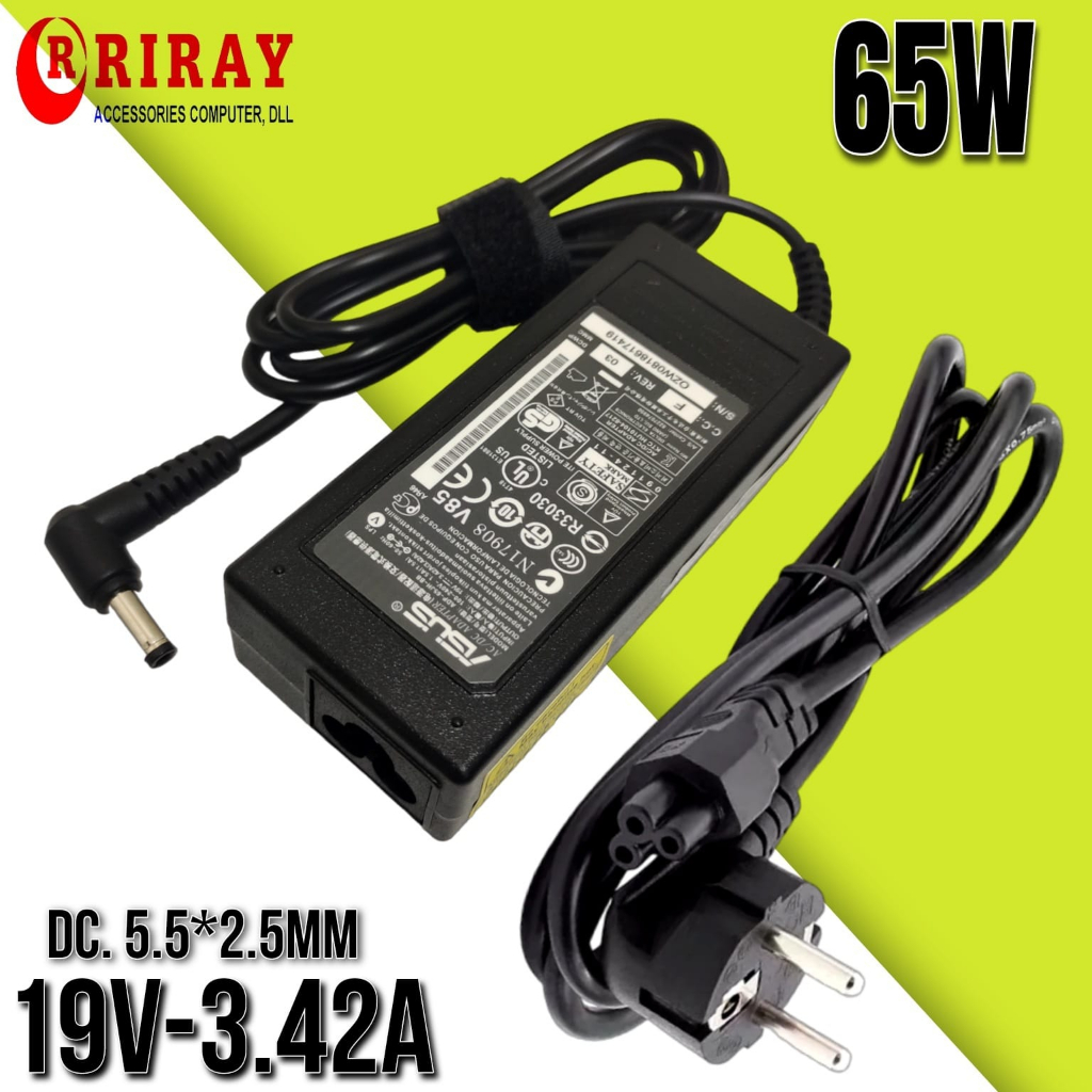 Charger Laptop Asus A43 A43E A43U A43S A53 K43 N46 K53 A32 X44H Original asus 19V 3.42A