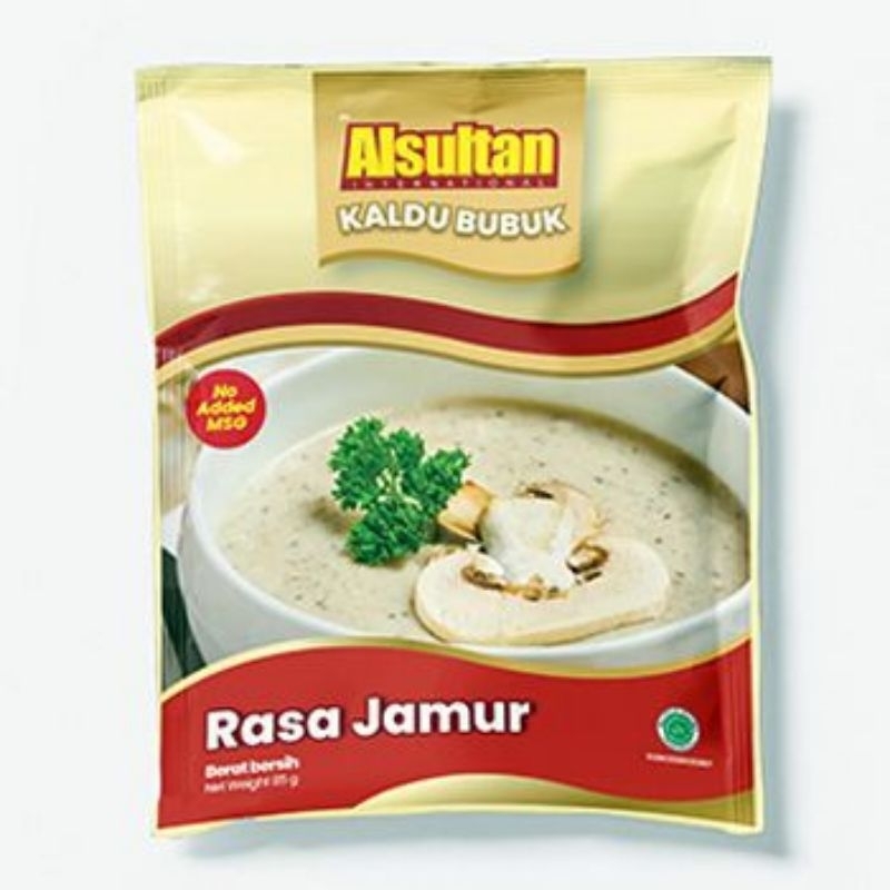 

Kaldu Jamur Al Sulthan 85 gram Non MSG