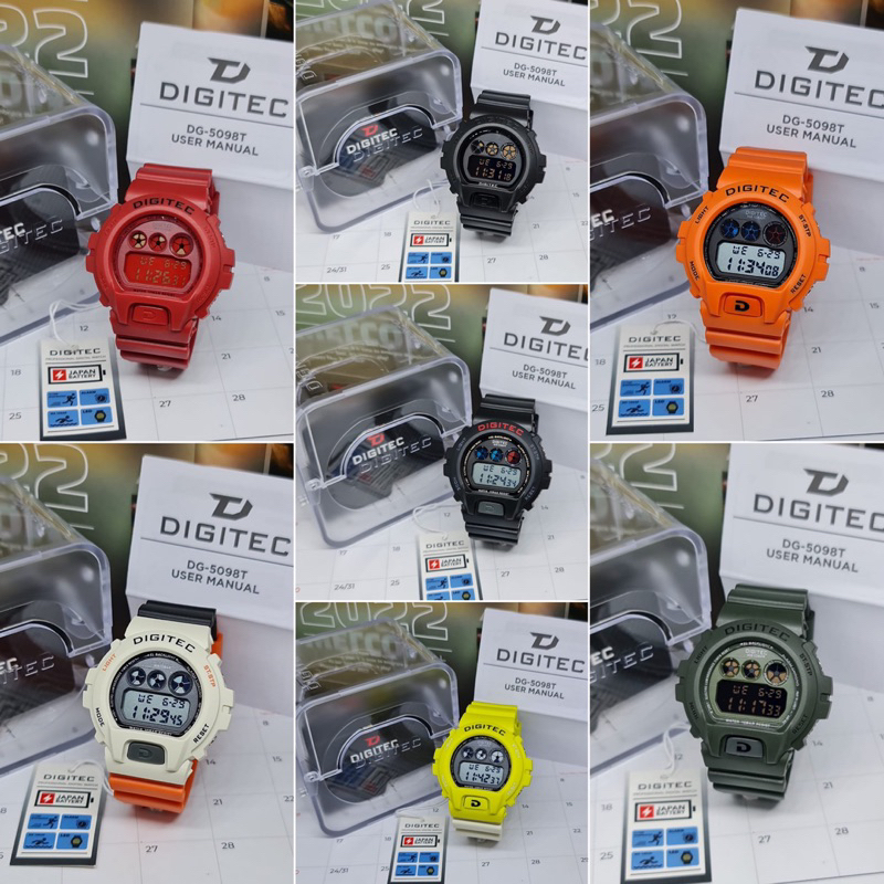 Jam tangan DIGITEC DG 5098 / DG 5098T Original