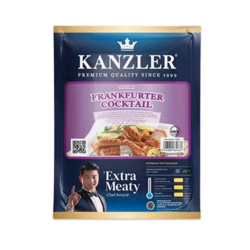 

Kanzler Sosis Frankfurter Cocktail 500 Gram