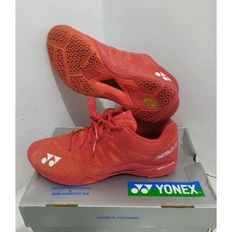 Yonex Aerus 3 Original Merah Merona