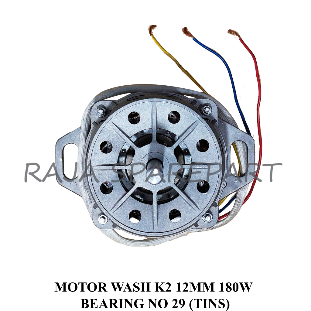 Dinamo Pencuci Mesin Cuci As 12mm Kaki 2 180Watt BEARING NO 29 (Merk TINS) DW29