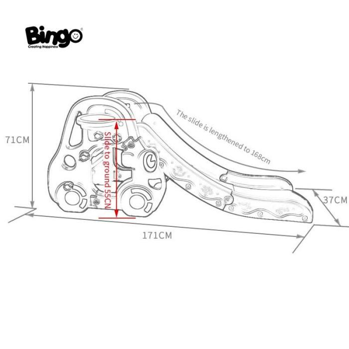 Bingo Parklon Car Slide / Perosotan Anak