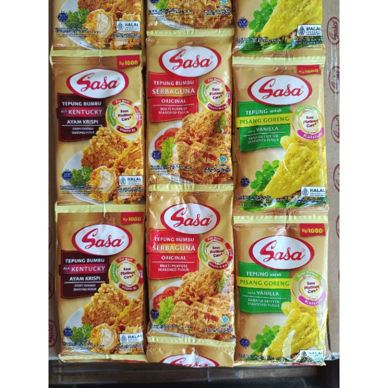 SASA TEPUNG BUMBU 1 RENCENG Rp. 1000 (10 PCS)
