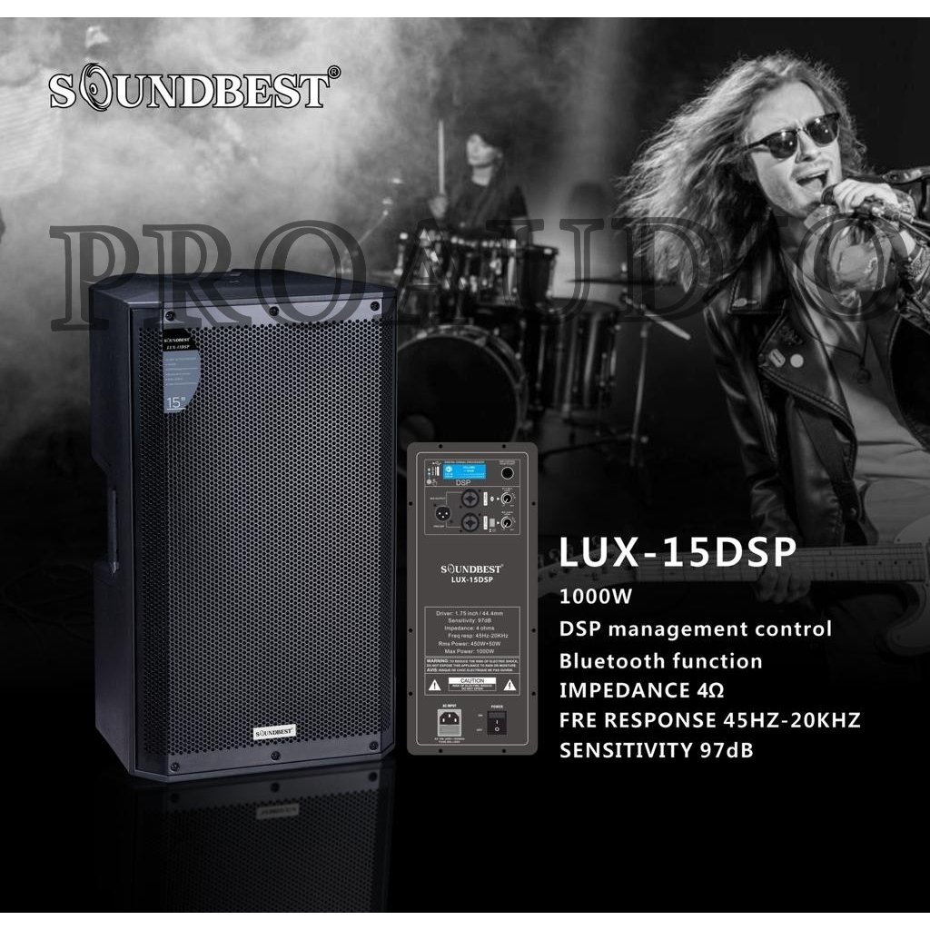 SPEAKER SOUNDBEST LUX 15 DSP LUX-15DSP SPEAKER AKTIF ACTIVE ORIGINAL