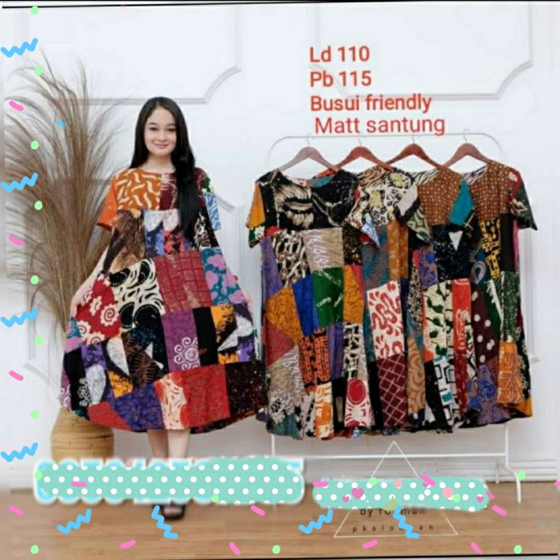 Daster Perca/Daster jumbo/Daster Balpong/Kain Perca Murah