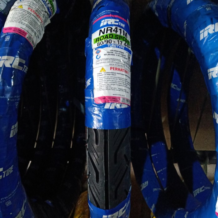 BAN LUAR 80/90-17 NR41 TUBETYPE  IRC
