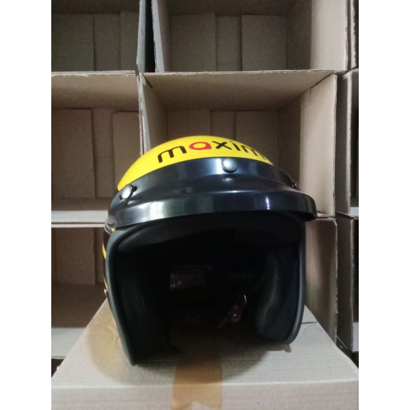 HELM BOGO REPRO SCOOPY KACA PILOT FUL LEHER SNI
