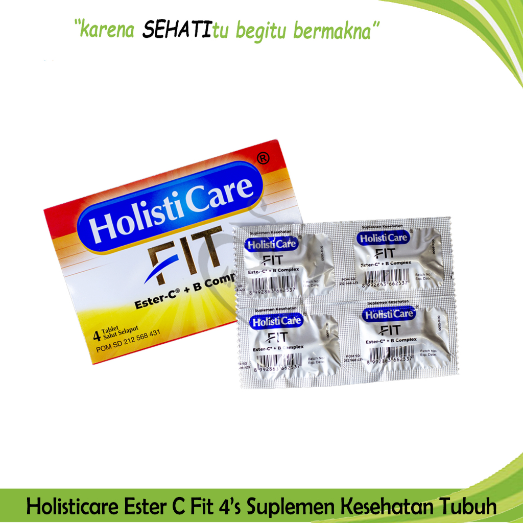 Holisticare Fit 30 Tablet Suplemen Kesehatan Ester C B Complex