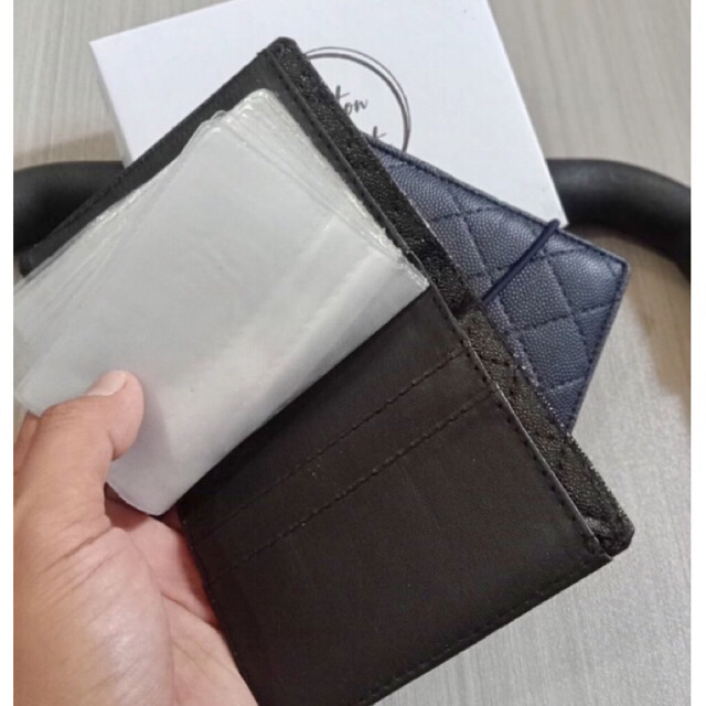 dompet khusus untuk kartu dari anton hilmanto bahan kulit PU lokal berkualitas model lipat dua yang keren #dompet #dompetkartu #cardholder