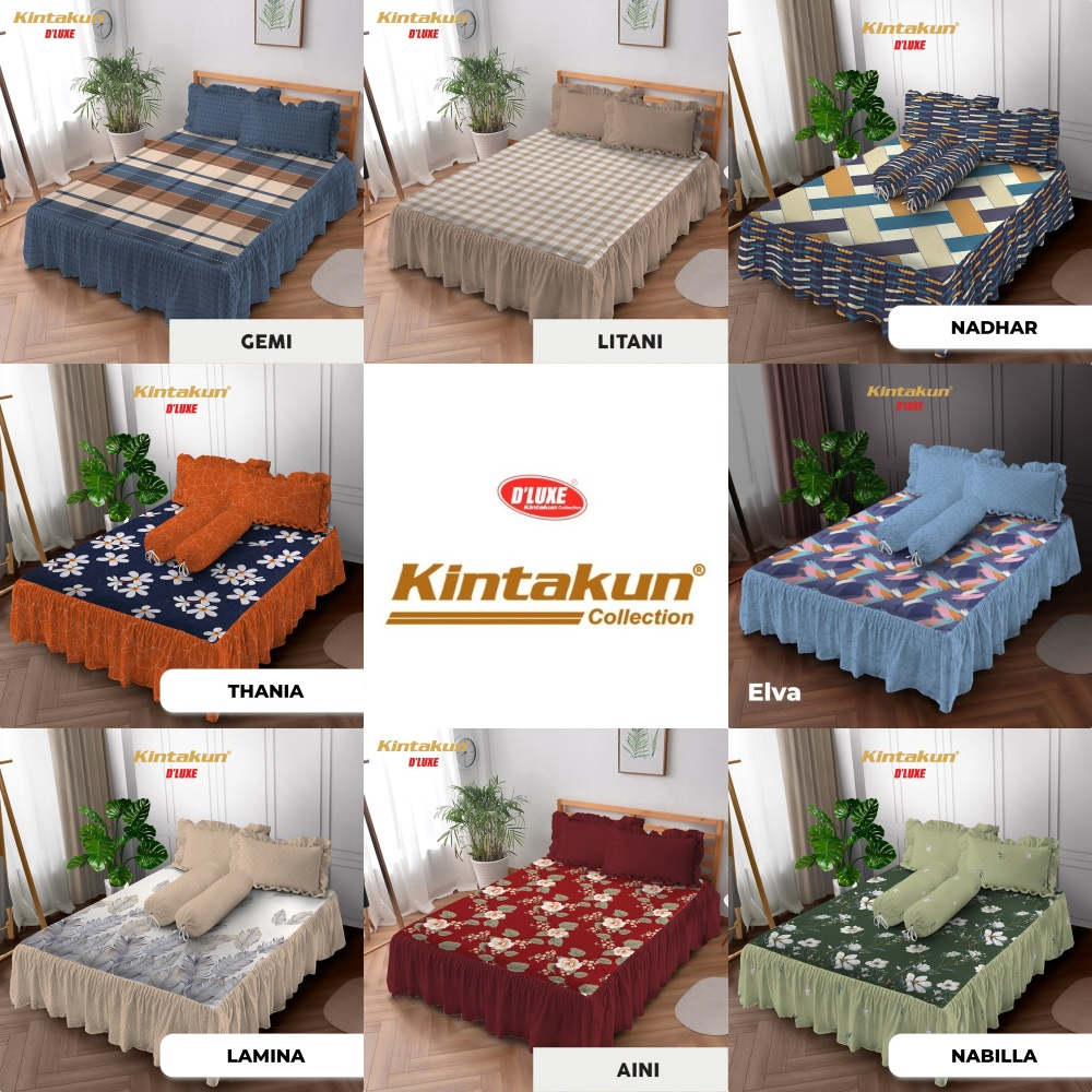 Kintakun Dluxe - Sprei RUMBAI Queen (160x200) Terlaris pilihan