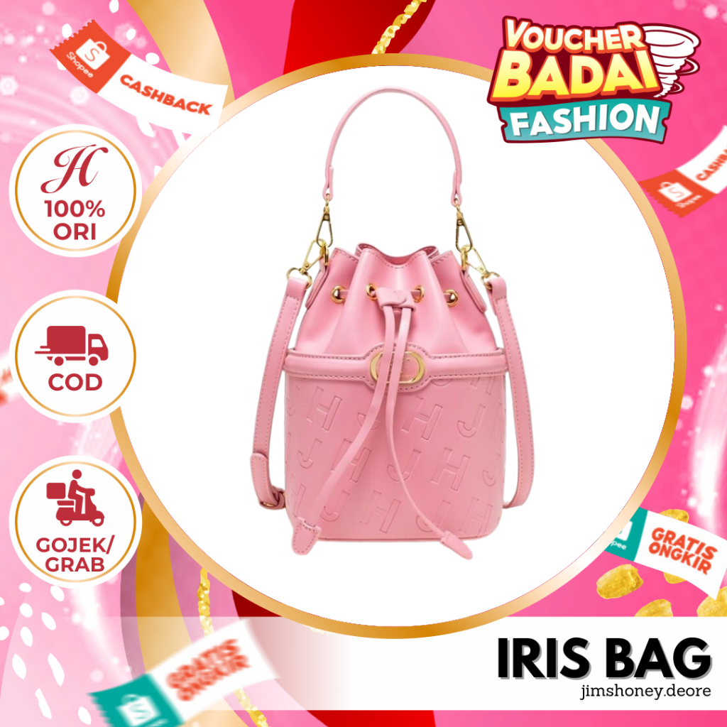 Jims Honey Iris Bag Tas Selempang Wanita Bucket Bag Kekinian Murah JH