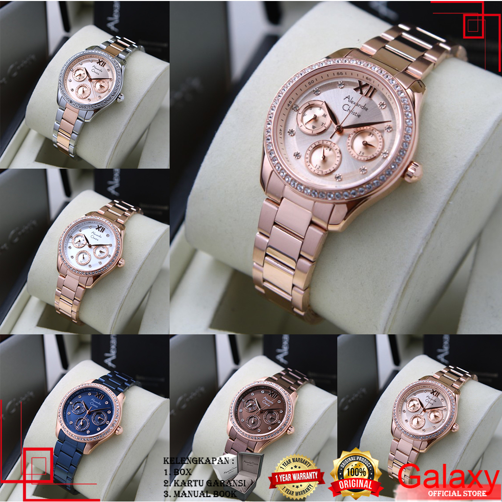 ALEXANDRE CHRISTIE JAM TANGAN WANITA JAM TANGAN ORIGINAL JAM TANGAN AC WANITA JAM AC TERBARU JAM ALE